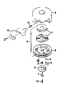 Rewind Starter No. 590420A parts for Craftsman Lawn & Garden Engine 143371032 from AppliancePartsPros.com