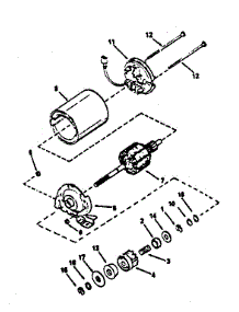 Electric Starter Motor No. 34934 parts for Craftsman Lawn & Garden Engine 143374062 from AppliancePartsPros.com