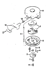 Rewind Starter No. 590420A parts for Craftsman Lawn & Garden Engine 143374102 from AppliancePartsPros.com