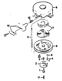 Rewind Starter No. 590420A parts for Craftsman Lawn & Garden Engine 143374172 from AppliancePartsPros.com