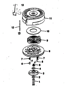 Rewind Starter No. 590621 parts for Craftsman Lawn & Garden Engine 143375022 from AppliancePartsPros.com