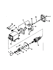 Starter Motor parts for Craftsman Lawn & Garden Engine 143376022 from AppliancePartsPros.com