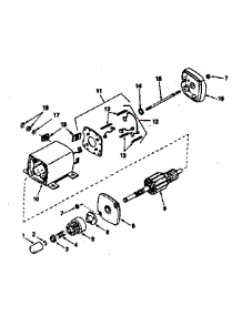 Starter Motor parts for Craftsman Lawn & Garden Engine 143376032 from AppliancePartsPros.com