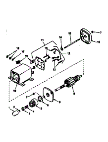 Starter Motor parts for Craftsman Lawn & Garden Engine 143376062 from AppliancePartsPros.com