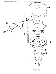 Rewind Starter No. 590420A parts for Craftsman Lawn & Garden Engine 143381022 from AppliancePartsPros.com