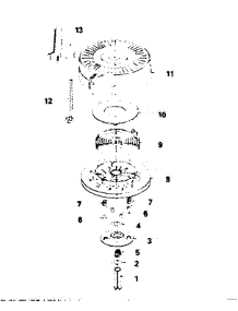 Rewind Starter No. 590621 parts for Craftsman Lawn & Garden Engine 143384022 from AppliancePartsPros.com
