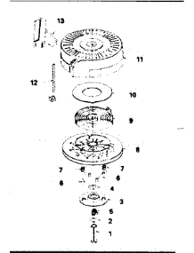 Rewind Starter No. 590621 parts for Craftsman Lawn & Garden Engine 143384122 from AppliancePartsPros.com