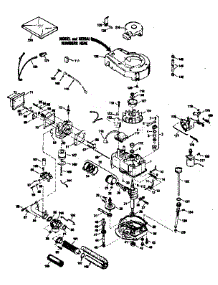 Engine parts for Craftsman Lawn & Garden Engine 143384152 from AppliancePartsPros.com