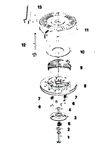 Rewind Starter No. 590621 parts for Craftsman Lawn & Garden Engine 143384172 from AppliancePartsPros.com