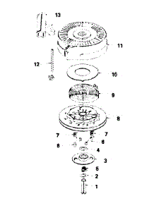 Rewind Starter parts for Craftsman Lawn & Garden Engine 143384202 from AppliancePartsPros.com