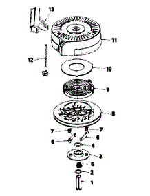 Rewind Starter parts for Craftsman Lawn & Garden Engine 143384212 from AppliancePartsPros.com
