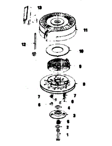 Rewind Starter parts for Craftsman Lawn & Garden Engine 143384232 from AppliancePartsPros.com
