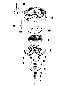 Rewind Starter parts for Craftsman Lawn & Garden Engine 143384302 from AppliancePartsPros.com
