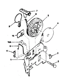 Rewind Starter No. 590531 parts for Craftsman Lawn & Garden Engine 143384372 from AppliancePartsPros.com