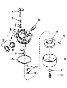 Replacement Parts parts for Craftsman Lawn & Garden Engine 143384422 from AppliancePartsPros.com