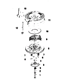 Rewind Starter No. 590635 parts for Craftsman Lawn & Garden Engine 143385042 from AppliancePartsPros.com