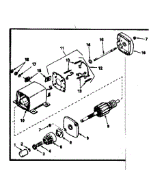 Starter Motor No. 33605 parts for Craftsman Lawn & Garden Engine 143386012 from AppliancePartsPros.com