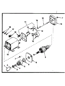 Starter Motor No. 33605 parts for Craftsman Lawn & Garden Engine 143386032 from AppliancePartsPros.com