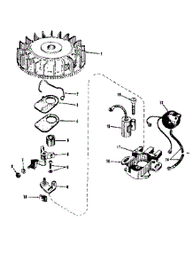 Magneto (Phelon F-3220-G) parts for Craftsman Lawn & Garden Engine 14339251 from AppliancePartsPros.com