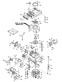 Replacement Parts parts for Craftsman Lawn & Garden Engine 143394522 from AppliancePartsPros.com