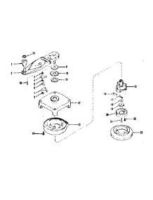 Self Starter No. 29362 parts for Craftsman Lawn & Garden Engine 14340300 from AppliancePartsPros.com
