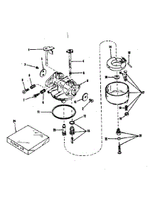 Carburetor parts for Craftsman Lawn & Garden Engine 14340300 from AppliancePartsPros.com