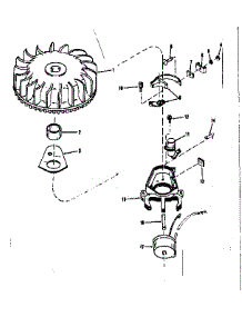 Magneto (Wico Fw-2617) parts for Craftsman Lawn & Garden Engine 14340301 from AppliancePartsPros.com