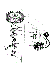 Magneto (Phelon F-3220-G) parts for Craftsman Lawn & Garden Engine 14340301 from AppliancePartsPros.com