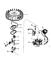 Magneto. (Phelon F-3220-G) parts for Craftsman Lawn & Garden Engine 14340350 from AppliancePartsPros.com
