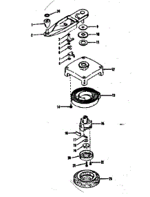 Self Starter No. 29295 parts for Craftsman Lawn & Garden Engine 14340350 from AppliancePartsPros.com