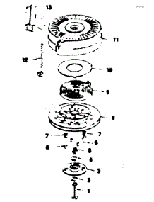 Rewind Starter parts for Craftsman Lawn & Garden Engine 143404122 from AppliancePartsPros.com
