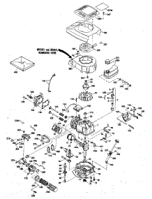 Replacement Parts parts for Craftsman Lawn & Garden Engine 143404182 from AppliancePartsPros.com