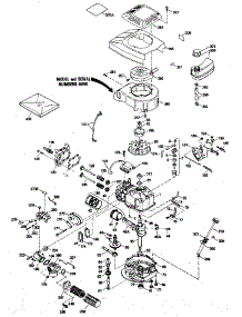 Replacement Parts parts for Craftsman Lawn & Garden Engine 143404382 from AppliancePartsPros.com