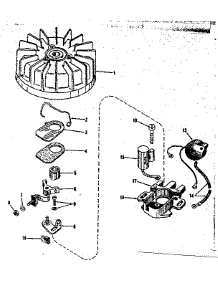 Magneto (Phelon F-4220) parts for Craftsman Lawn & Garden Engine 14340500 from AppliancePartsPros.com