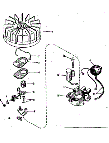 Magneto (Phelon F-4220) parts for Craftsman Lawn & Garden Engine 14340502 from AppliancePartsPros.com