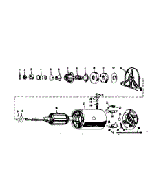 Starter Motor parts for Craftsman Lawn & Garden Engine 14340600 from AppliancePartsPros.com