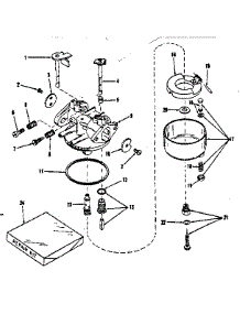 Carburetor parts for Craftsman Lawn & Garden Engine 14340600 from AppliancePartsPros.com