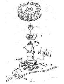 Magneto (Tecumseh-Syncro) parts for Craftsman Lawn & Garden Engine 14341300 from AppliancePartsPros.com