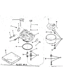 Carburetor No. 29168 (Lmg-132) parts for Craftsman Lawn & Garden Engine 14341302 from AppliancePartsPros.com