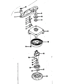 Self Starter No. 29295 parts for Craftsman Lawn & Garden Engine 14341350 from AppliancePartsPros.com