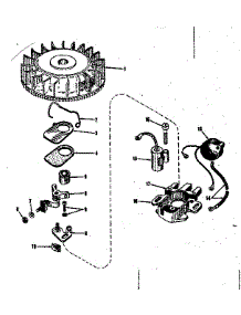Magneto (Phelon F-3220-G) parts for Craftsman Lawn & Garden Engine 14341351 from AppliancePartsPros.com