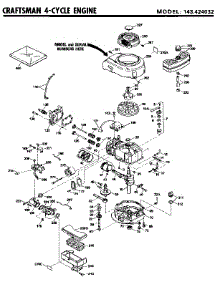 Replacement Parts parts for Craftsman Lawn & Garden Engine 143414032 from AppliancePartsPros.com