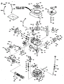 Replacement Parts parts for Craftsman Lawn & Garden Engine 143414412 from AppliancePartsPros.com