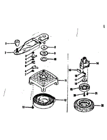 Self Starter No. 28767 parts for Craftsman Lawn & Garden Engine 14342205 from AppliancePartsPros.com