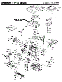 Craftsman 4-Cycle Engine parts for Craftsman Lawn & Garden Engine 143424082 from AppliancePartsPros.com