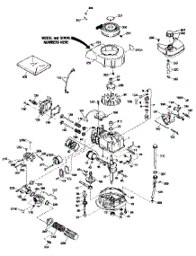 Replacement Parts parts for Craftsman Lawn & Garden Engine 143424252 from AppliancePartsPros.com