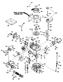 Replacement Parts parts for Craftsman Lawn & Garden Engine 143424262 from AppliancePartsPros.com