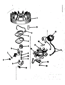 No. 27986 Magneto And No. 27943 Magneto parts for Craftsman Lawn & Garden Engine 14342700 from AppliancePartsPros.com