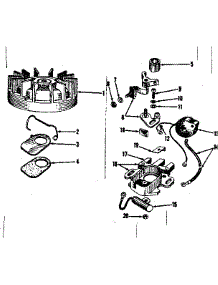 Magneto No. 28247 parts for Craftsman Lawn & Garden Engine 14343004 from AppliancePartsPros.com
