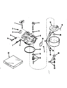 No. 28627 Carburetor And No. 28626 Carburetor parts for Craftsman Lawn & Garden Engine 14343200 from AppliancePartsPros.com